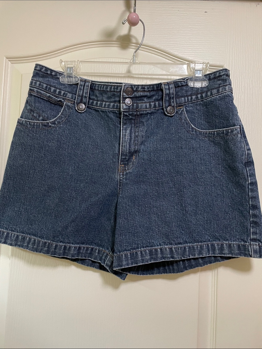 Sonoma Dark Blue High-Rise Denim Shorts
